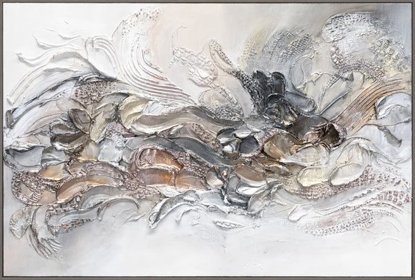 Moderne Wanddeko handgemalt