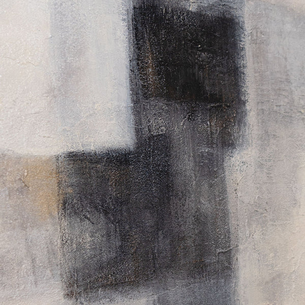 Geometrische Strukturmalerei mit Acryl