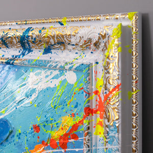 Kunstwerk Mit Rahmen Meer Motiv