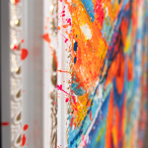 Kunstwerk Mit Rahmen Modern