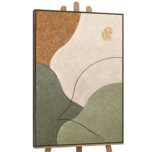 Leinwandbild mit geometrischen Formen