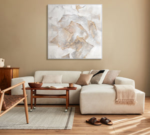 Akrylbilleder på lærred håndmalet "Bjergtop"