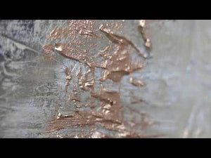 Indrammede billeder med strukturpaste "Vægtesløshed II" 150x50 cm