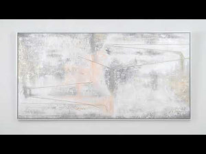 Håndmalede akrylmalerier på lærred "Gyldne Sløjfe"