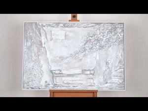 Håndmalet maleri "Lysende lys" 120x80cm