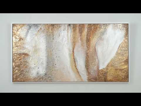 Texturerede håndmalede abstrakte kunstværk “Æstetik”