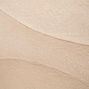 Strukturdetail beige Relief moderne Wandkunst