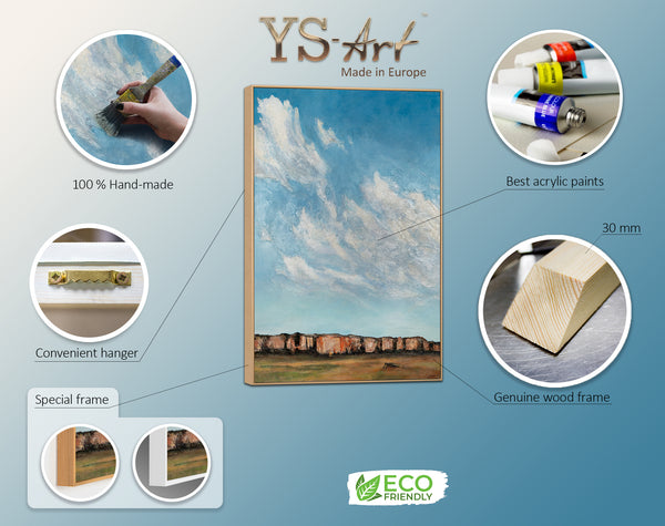 Strukturmalerei Acryl Himmel Natur Wandbild